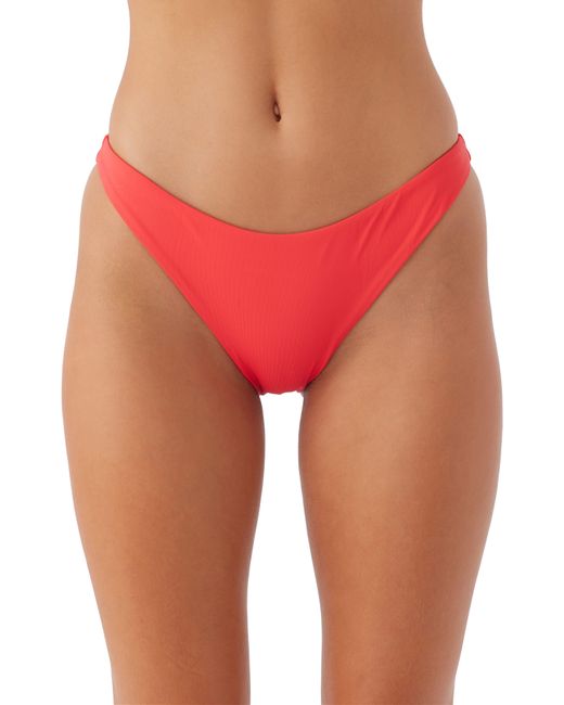 O'neill Sportswear Red Flamenco Saltwater Solids Bikini Bottoms