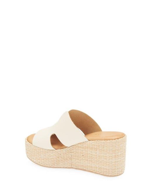 Chocolat Blu Natural Jamie Platform Wedge Sandal