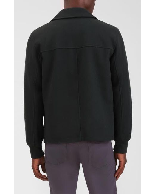 Bagatelle Black Knit Bomber Jacket for men