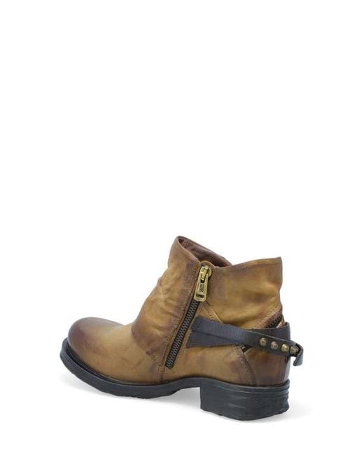 A.s.98 Brown Steve Studded Bootie