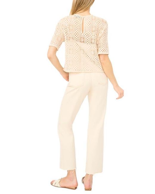 Ted Baker Natural Waverly Openwork Top