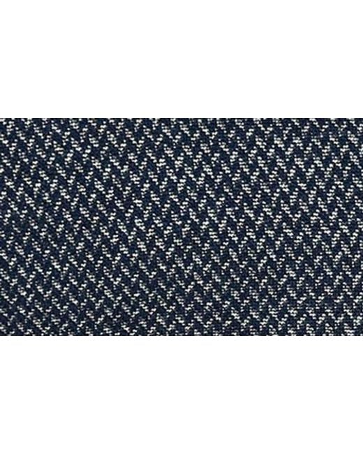 Theory Blue Clean Herringbone Jacket