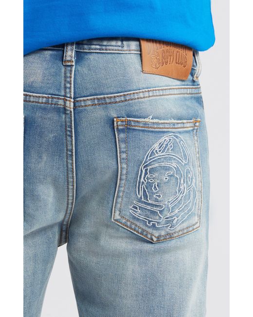 BBCICECREAM Blue Phantom Slim Fit Jeans for men