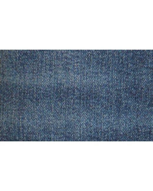 Rag & Bone Blue Flexi Peyton Raw Hem Crop Bootcut Jeans
