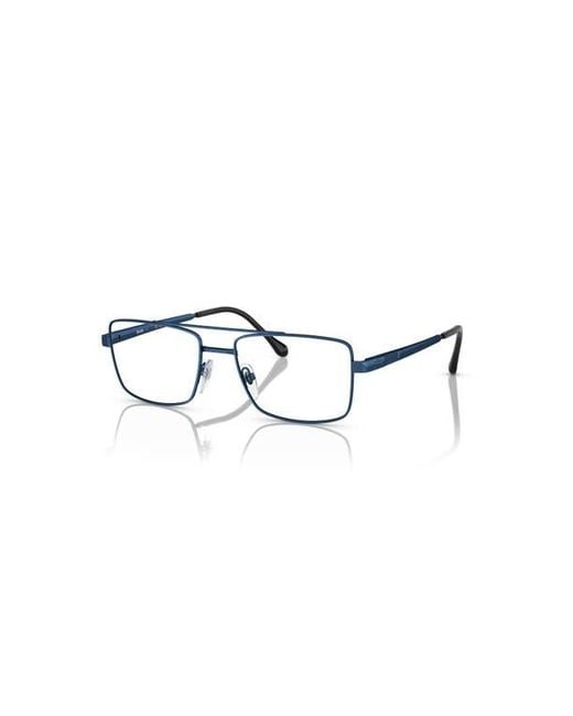 Sferoflex Blue 58Mm Square Optical Glasses for men