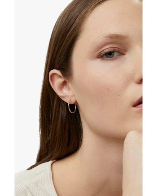 Ana Luisa Metallic Large Hoop Earrings