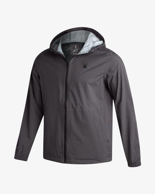 Spyder Gray Spring Showers Jacket for men
