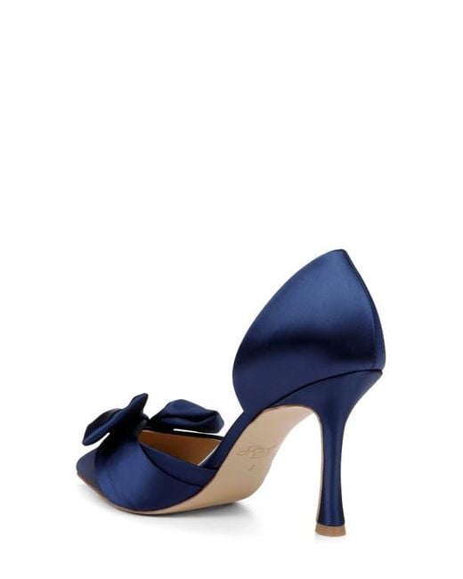Badgley Mischka Blue Sidney Pointed Toe D'Orsay Pump