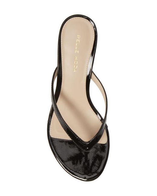 Pelle Moda Metallic Slide Sandal