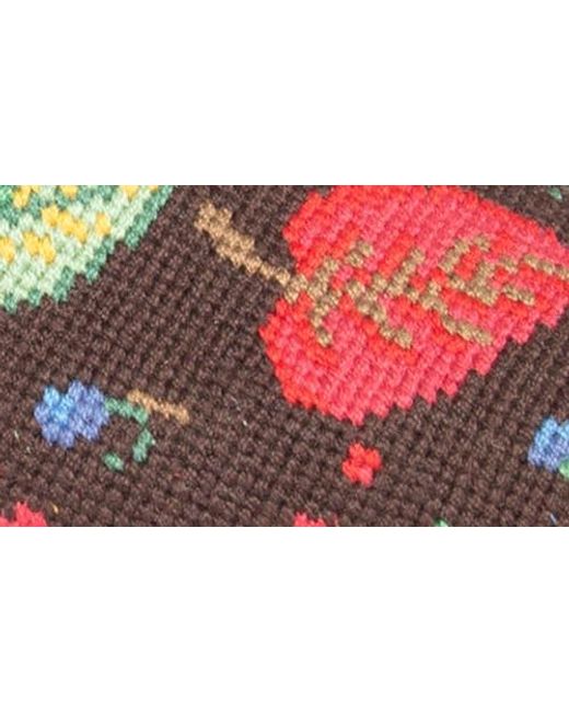 PAIGE White Needlepoint Loafer