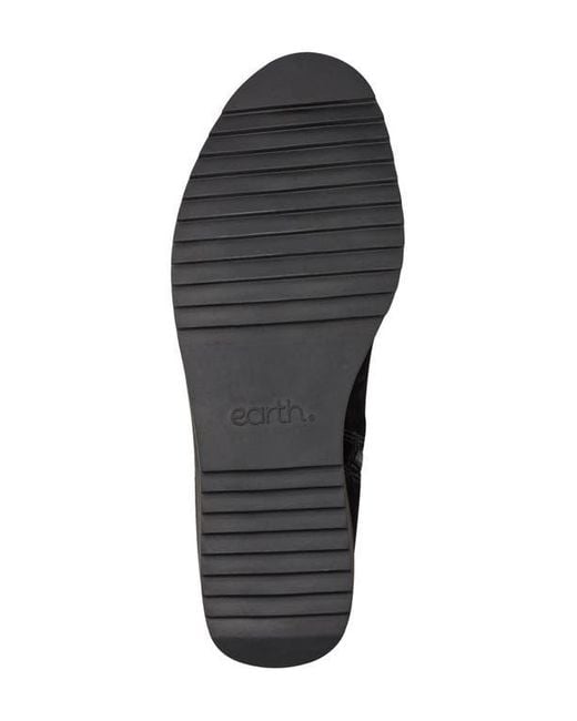 Earth Black Chace Wedge Bootie