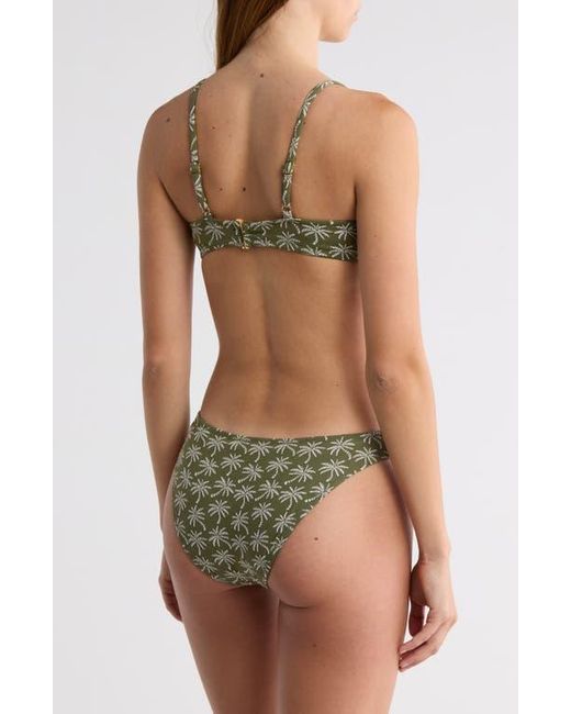Lemlem Green Asha Bikini Top