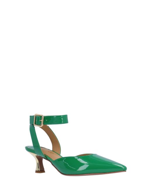 J. Reneé Green Tamsin Ankle Strap Pointed Toe Pump