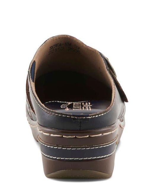 Spring Step Brown Sova Mule