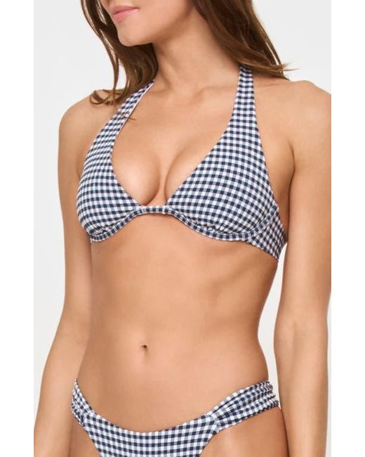 L*Space Blue Isa Underwire Bikini Top