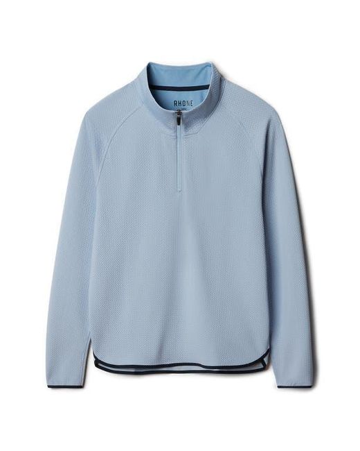Rhone Blue Founders Golf Quarter Zip for men