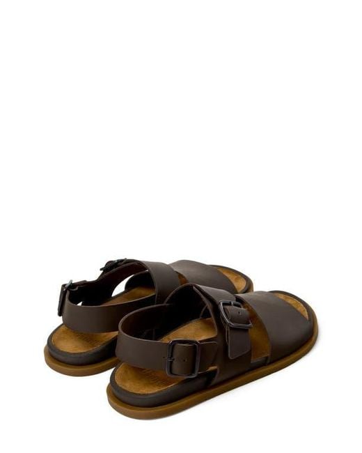 Camper Brown Lluc Two Strap Sandal for men