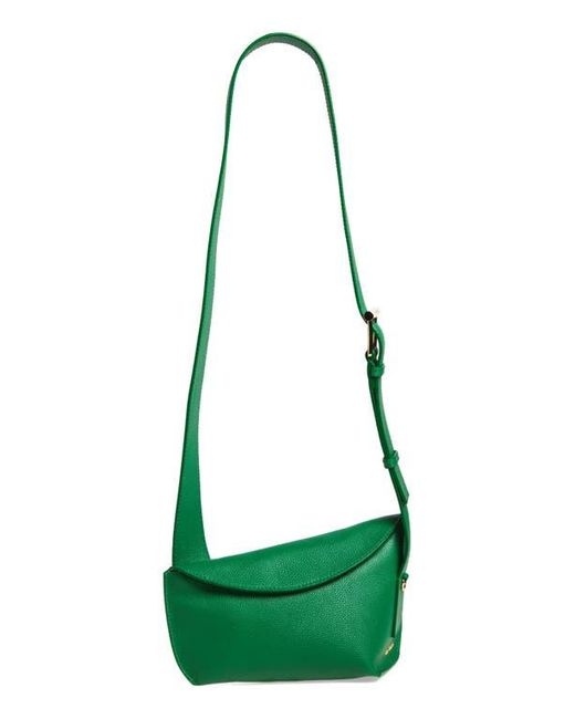 Alexander McQueen Green T-Bar Leather Sling Bag