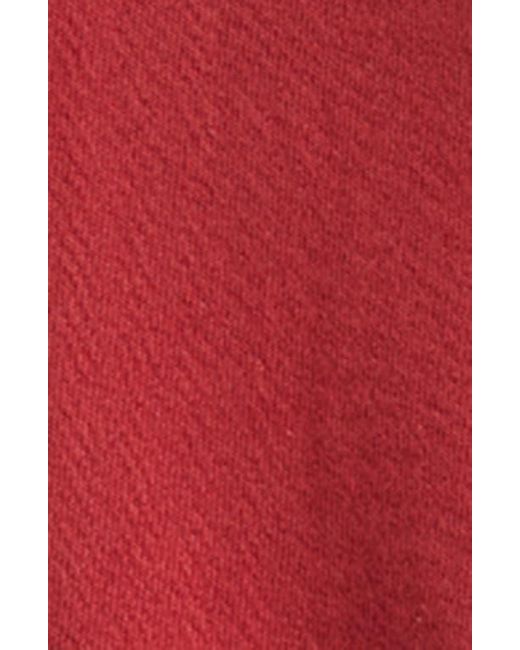Daydreamer Red Cotton Blend Varsity Sweatshirt