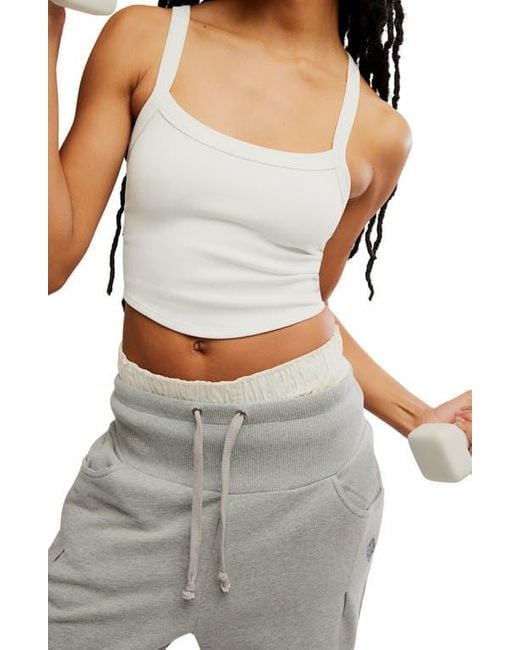 Free People Gray Day Off Tie Waist Pants