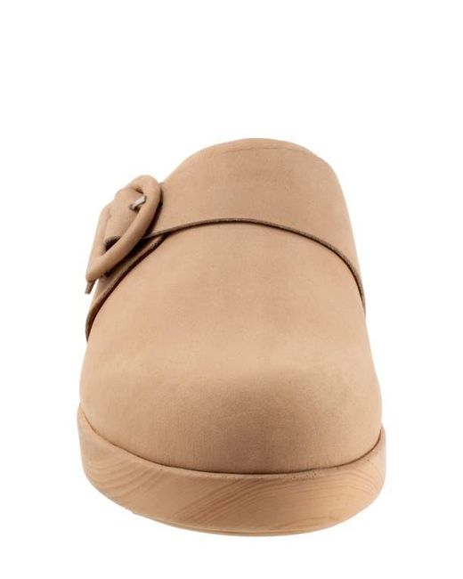 Softwalk® Brown Ferrara Platform Mule