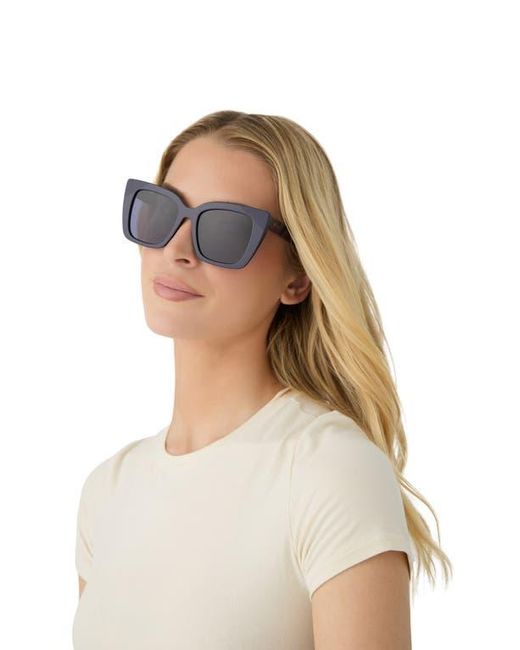 DIFF Blue Lizzy 54Mm Gradient Cat Eye Sunglasses