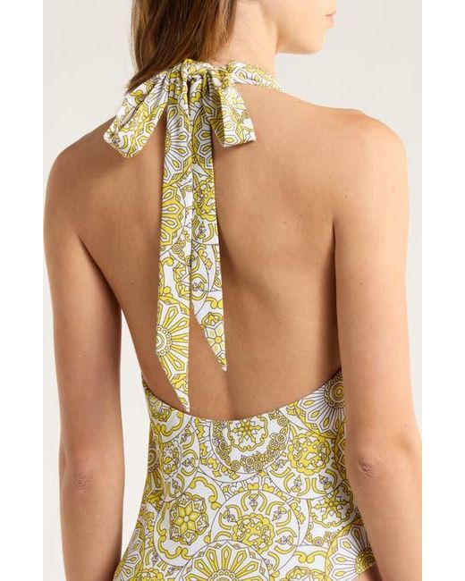 Ramy Brook Multicolor Lorela Halter One-Piece Swimsuit