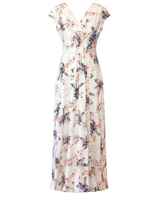 Alie Street London White Sophia Maxi Dress