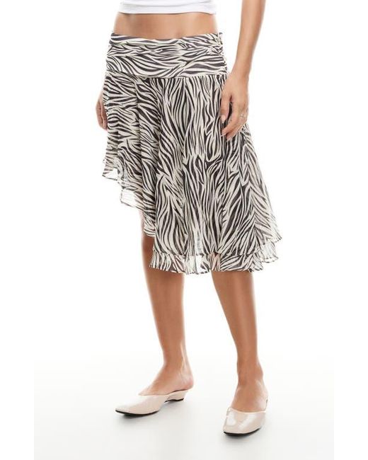 Lioness Multicolor Legacy Chiffon Midi Skirt