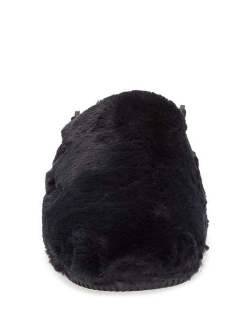 Nike Blue Calm Faux Fur Mule