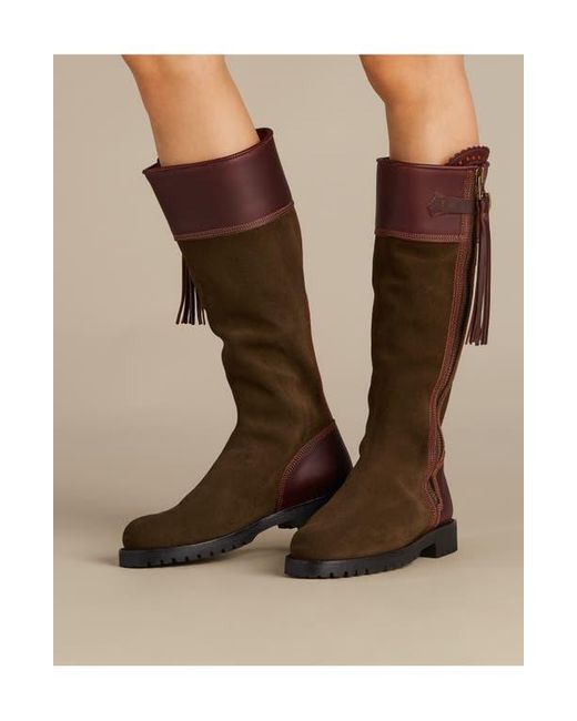 Penelope Chilvers Brown Inclement Long Tassel Waterproof Boot