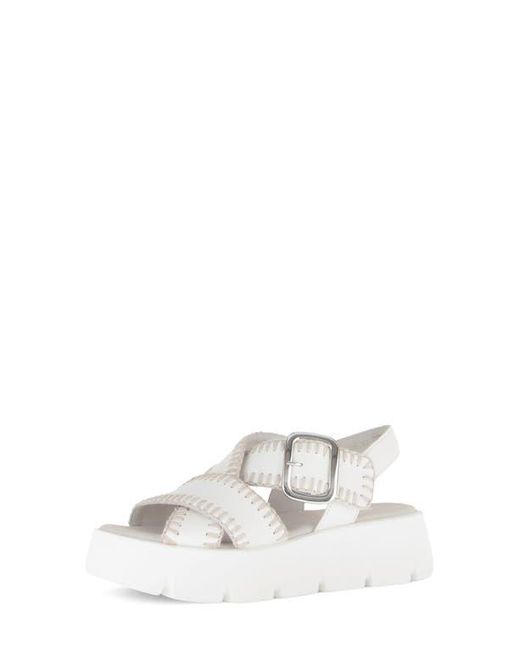 Gabor White 64.751 Platform Sandal