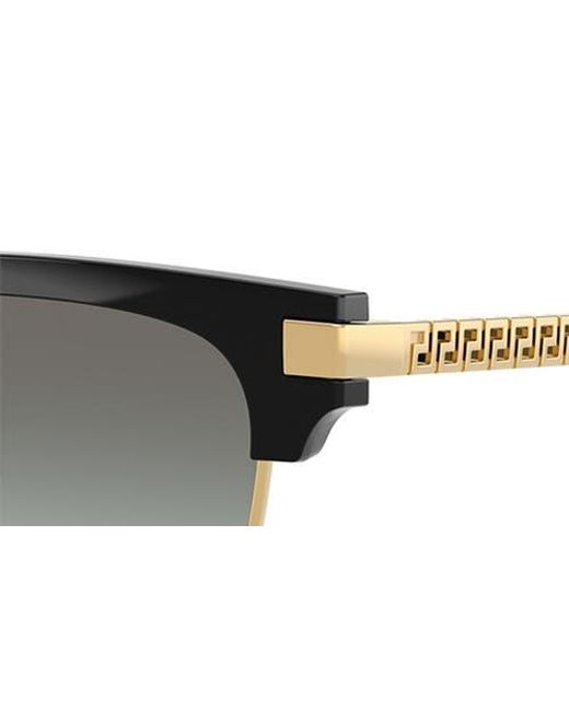 Versace Gray 55Mm Gradient Square Sunglasses for men