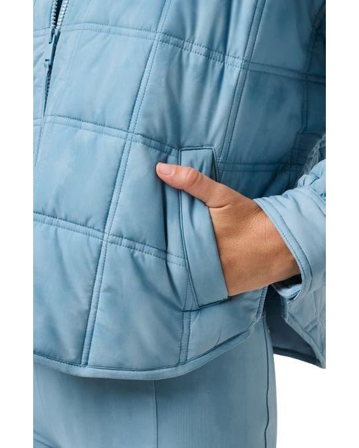 Travis Mathew Blue City Edge Quilted Jacket