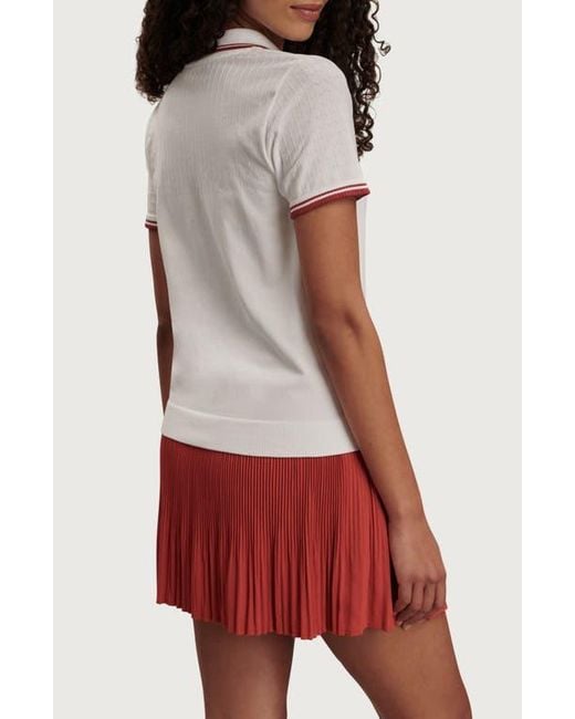 Varley Red Mickey Seamless Performance Polo