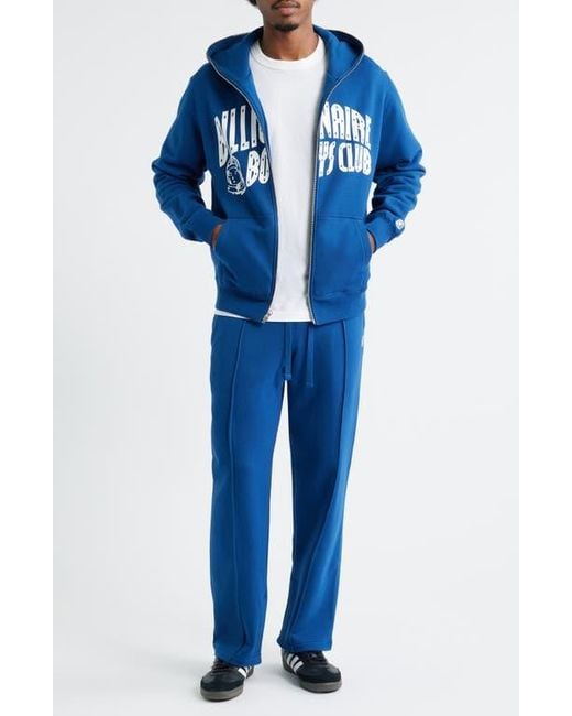 BBCICECREAM Blue Curve Graphic Zip Hoodie for men