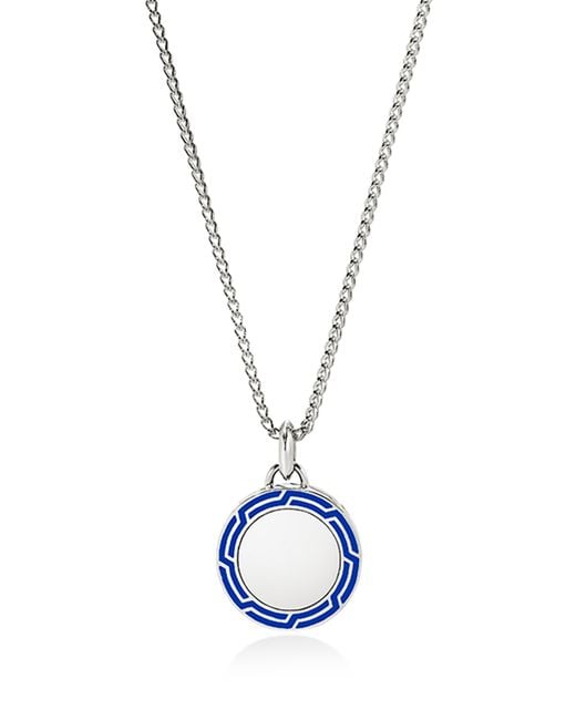 John Hardy Blue Pendant Necklace for men