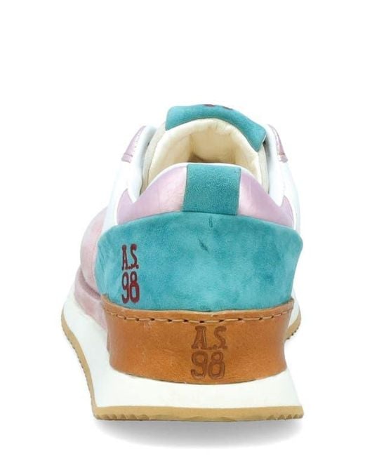 A.s.98 White Burke Sneaker