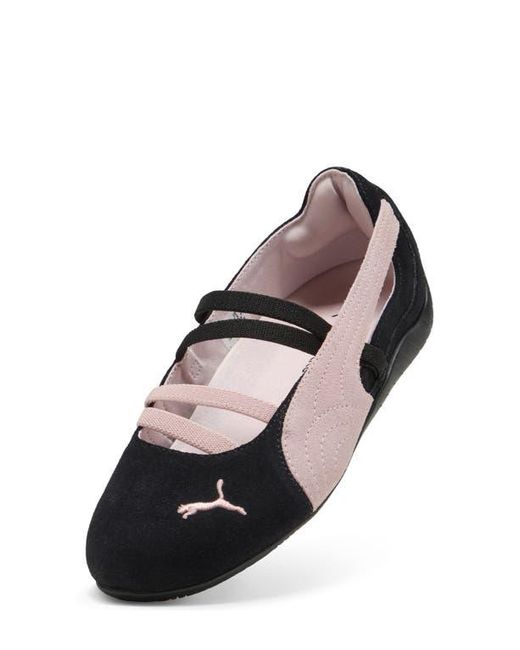 PUMA White Speedcat Ballet Sneaker