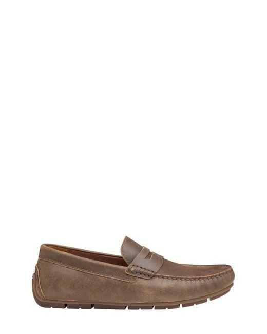 Johnston & Murphy Brown Baldwin Driving Shoe for men