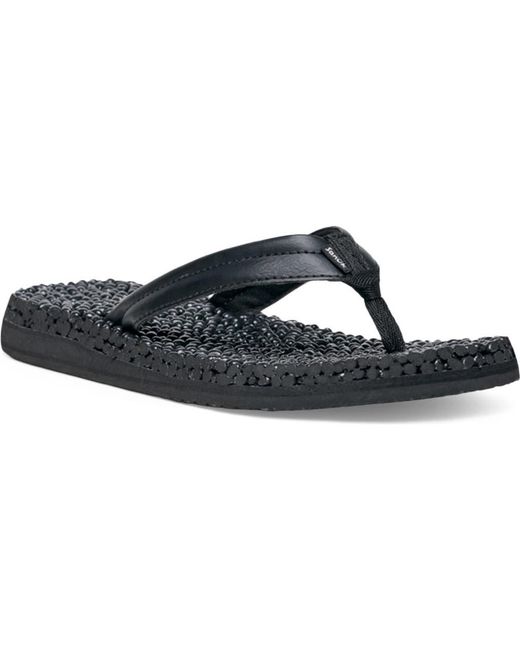 Sanuk Blue Bubblecush Flip Flop