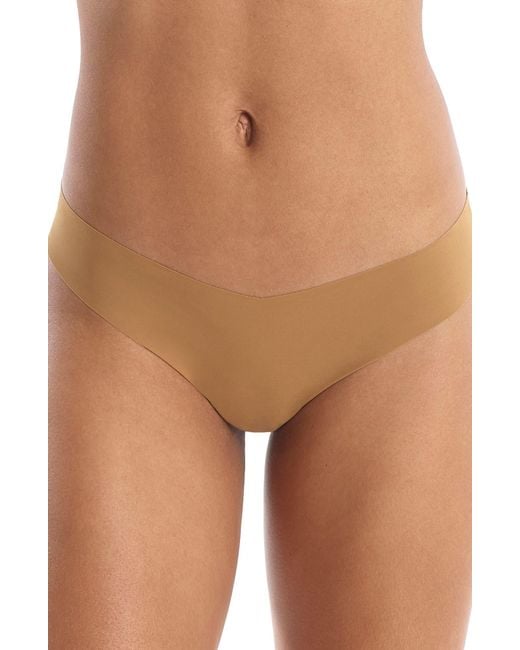Commando Brown Solid Thong