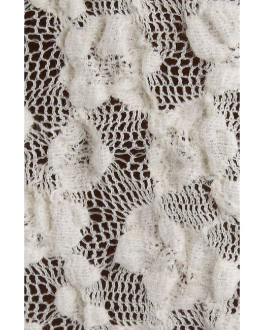 Isabel Marant White Gaelle Stretch Lace Top