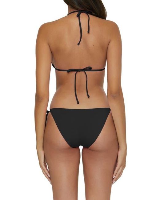 Becca Black Color Code Triangle Bikini Top