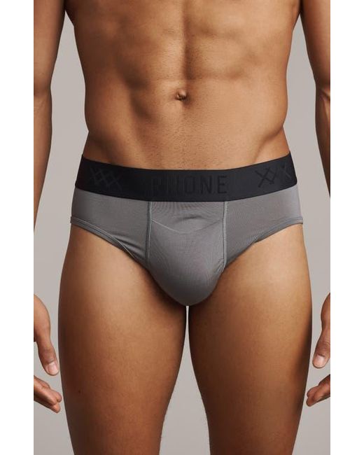 Rhone Gray C.O.R. Briefs for men
