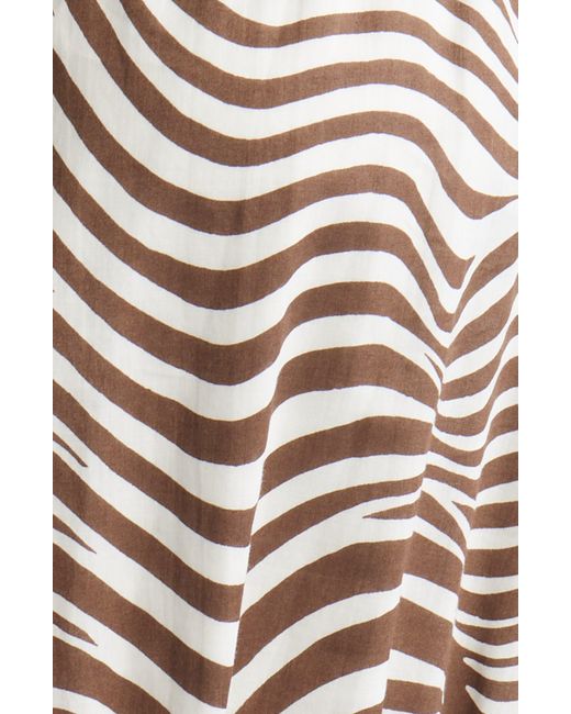 Rails Multicolor Maris Swirl Print Tiered Cotton Maxi Dress