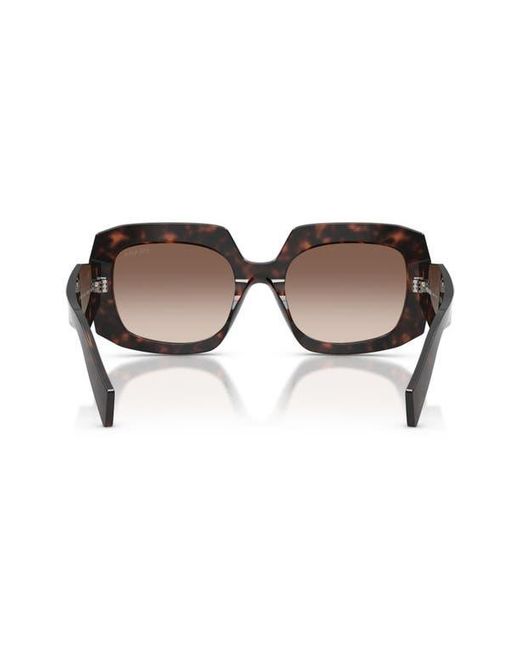Prada Black 54Mm Square Sunglasses