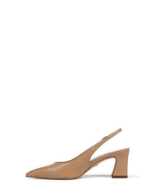Sam Edelman Natural Winfred Pointed Toe Slingback Sandal