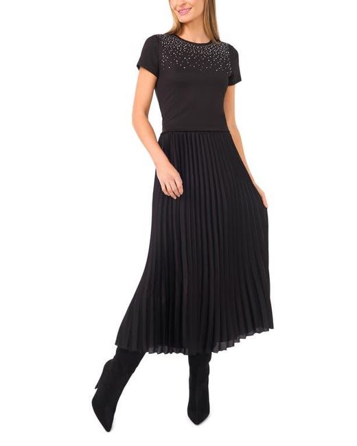Halogen® Black Rhinestone Compression T-Shirt