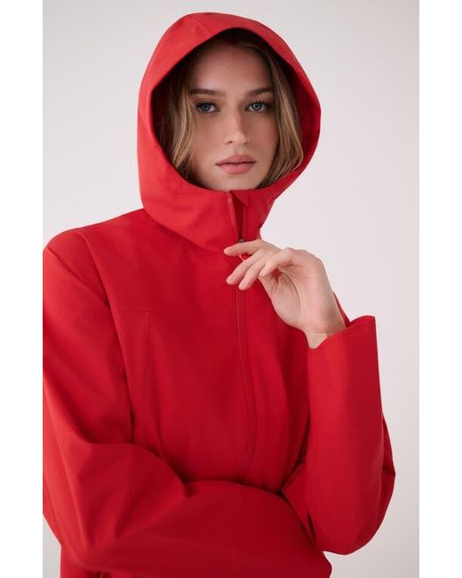 Lolë Red Element Long Windproof Rain Jacket